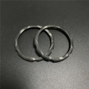 Customized Machining Carbon Fiber Watch Frame Protective Cover Forged Surface