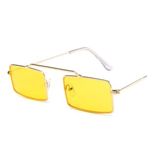 European American Transparent Ocean Sunglasses Single Beam Metal Frame
