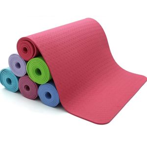 6MM TPE Yoga Mats, Environmentally friendly mat, Soft Anti Slip Sports Fitness,