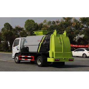 6m3 Pure Electric Side Loading Compactor Kitchen Garbage Truck with Eco-Friendly