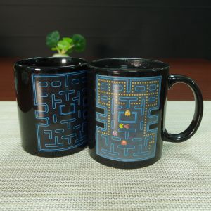 Ceramic Pac Man Personalised Heat Sensitive Coffee Mug 300ml