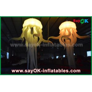 Colorful Nylon Inflatable Lighting Decoration in Octopus Shape With Led Light