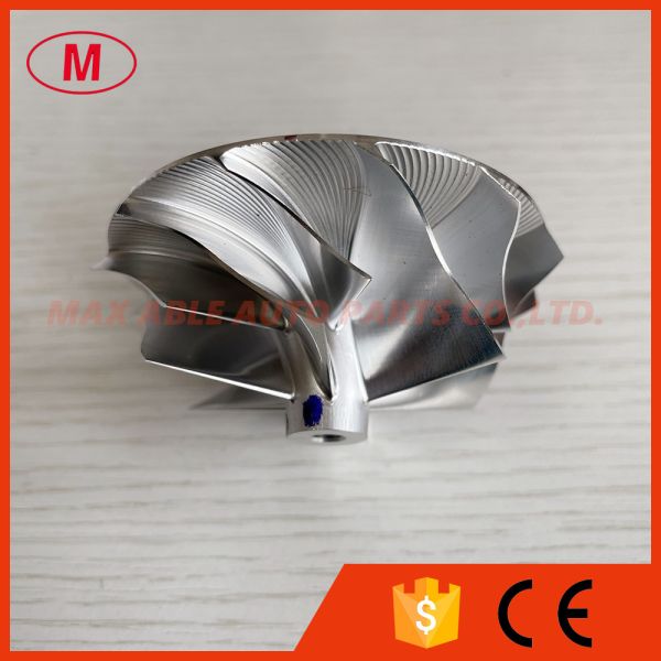 K04 54.20/66.56mm 6+6 blades turbo milling/aluminum 2618/billet compressor wheel