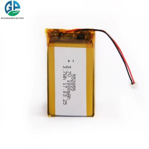 Rechargeable KC 552855 Lithium Polymer Battery Pack 1000mah 3.7v