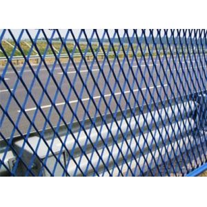 Highway Security Expanded Metal Mesh Fence PVC Coated 2.0m Width 2.5m Height