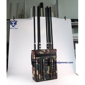 6 Bands 50 Watt 3G GSM 430MHz Backpack Signal Jammer