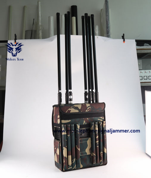 Buy 6 Bands 50 Watt 3G GSM 430MHz Backpack Signal Jammer at wholesale prices