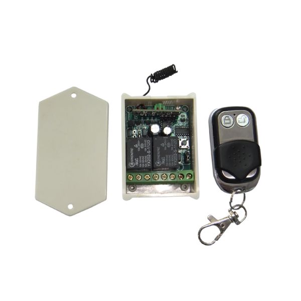Buy 2 ch 24V DC 433Mhz Office Remote Control Door Locks Receiver with JP 1 + 2 at wholesale prices