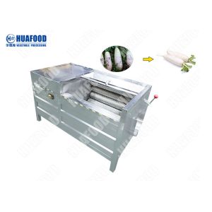 700kg/H Vegetable Washing Machine Electric Potato Abrasive Peeling Machine