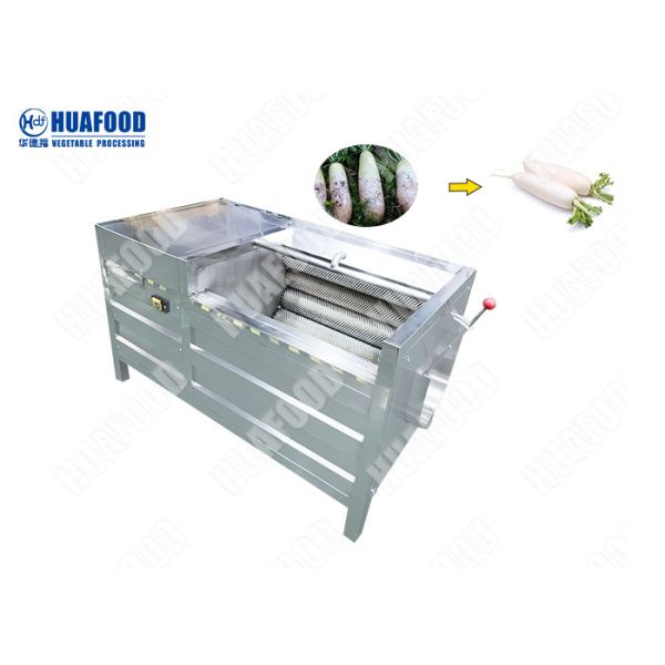 700kg/H Vegetable Washing Machine Electric Potato Abrasive Peeling Machine