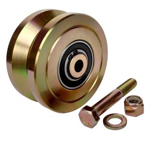 3" 4'' 6" V-Groove Gate Wheel For V-Profile Sliding Gate Tracks Solid Steel 3000