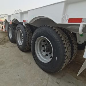 45-100 Tons Cargo Lowbed Heavy Equipment Semi Trailer with Heavy Mechanical