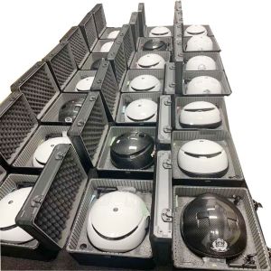 AI Security Police 17μm Smart Temperature Measuring Helmet