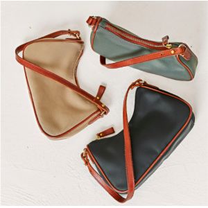 Zipper Closure Small Underarm Bag PU One Strap Leather Bag