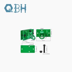 China Shackle Welded Trailer Parts Tractor Ring Hook on sale