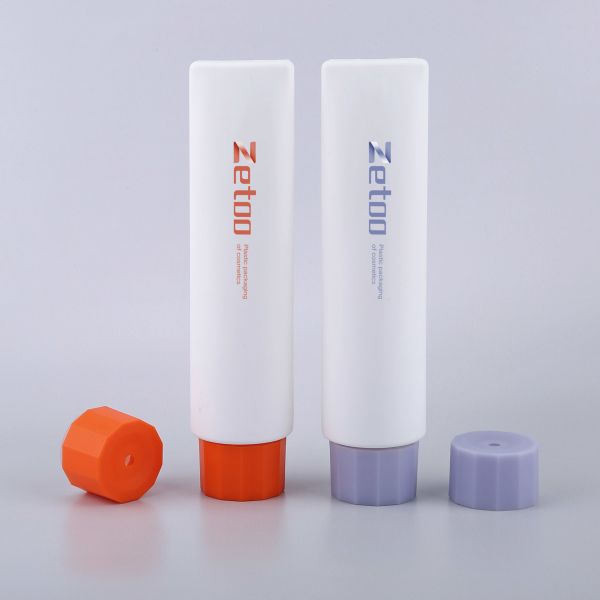 Buy PE Empty Cosmetic Bottles Round Skincare Bottle Packaging White With 35mm Diameter Cap at wholesale prices