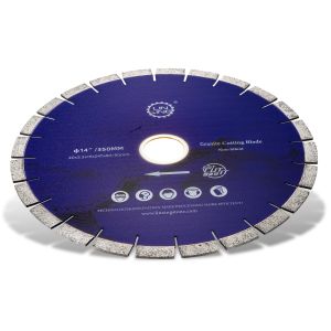 Diamond Cutting Saw Blade for Synthetic Stone Cutting 14in Diameter 0.035in