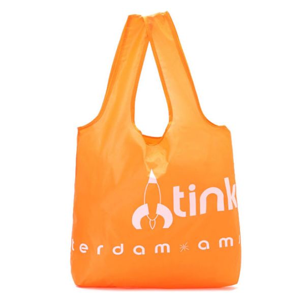 Buy Polyester 12x10cm 210D Waterproof Foldable Shopping Bag at wholesale prices