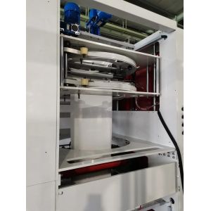 Polyethylene Film Auxiliary Equipment 90m/min Embossing Gusseting Rewinding