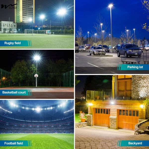 LED Outdoor Floodlight for Sports Field Yacht Fishing Lamp Safety Outdoor Lighting
