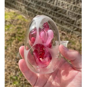 Quality 7&quot; Tobacco Smoking Water Pipe Bong Hookah Ground Pink for sale