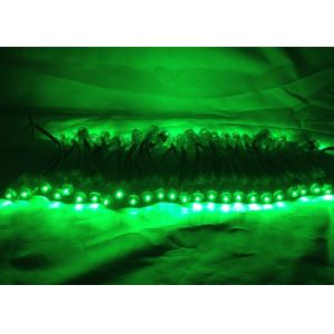 IP65 12MM Green Color DC5V Staw Hat LED Pixel Light , LED Sign Light