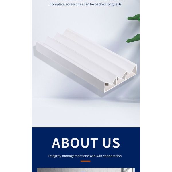 Sound Proof Fire Resistancevc Siding Profile UPVC Extrusion Customized Profile