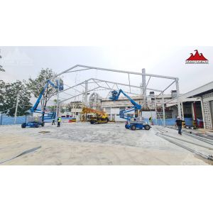 Customizable Industrial Storage Tent With Adjustable Lengths And Enhanced