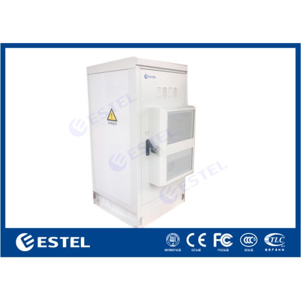 19 Inch Rail IP65 Outdoor Telecom Cabinets With Air Conditioner And Fans