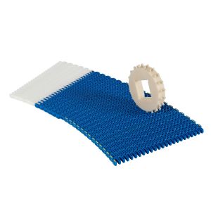Transport PP POM PE Modular Plastic Conveyor Belt