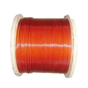 Galvanized 1*19 High Tensile Strength PVC Nylon Coated Steel Wire Rope