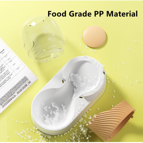 Pet Feeder and Waterer Cat Dog Gravity Food Bowl Set