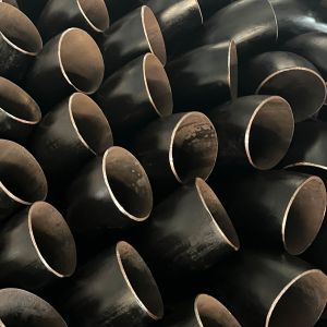 Galvanized WPB Cs Elbow Pipe Fittings With Butt Weld Connection