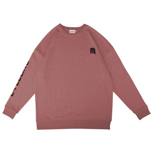 Custom Oversized Plain Crew Neck Sweatshirt 100% Cotton Lined