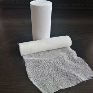 Hypoallergenic Cotton Bandages Swabs and Dressings, 1 Roll/Bag