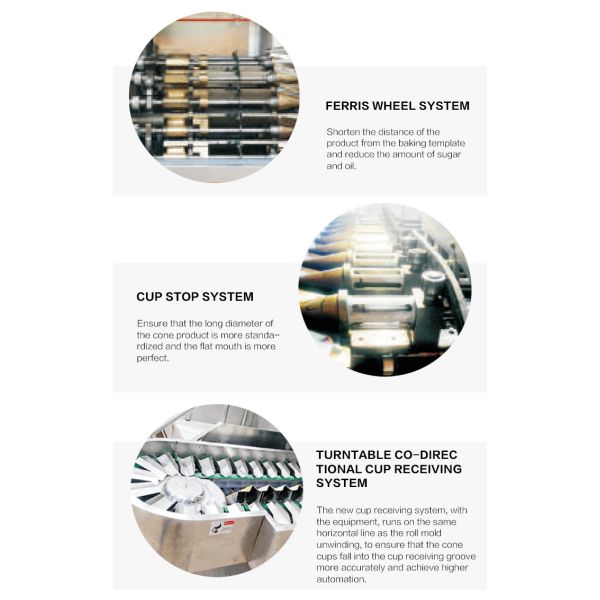 Stainless Steel Auto Multifunction Ice Cream Cone Maker Machine 55 Baking Templates