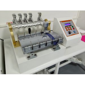 Stain Abrasion Resistant Leather Testing Machine For Clothing / Luggage