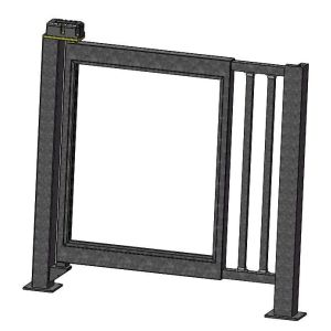 DC24V Brushless Swing Gate Motor With Operation Lifetime 5 Million Times