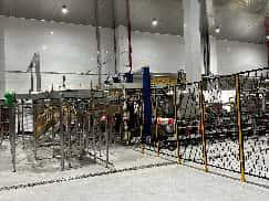 Semi Automatic Plastic Bottle Packaging Machine Loading And Unloading Cage