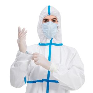 China hospital Disposable Protective Coverall High Breathability on sale