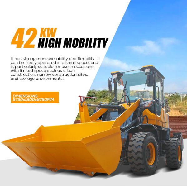 Hot Sale Construction Compact Frontend Wheel Loader Optional Forklifts Telescopic Boom Loader for Farm Garden
