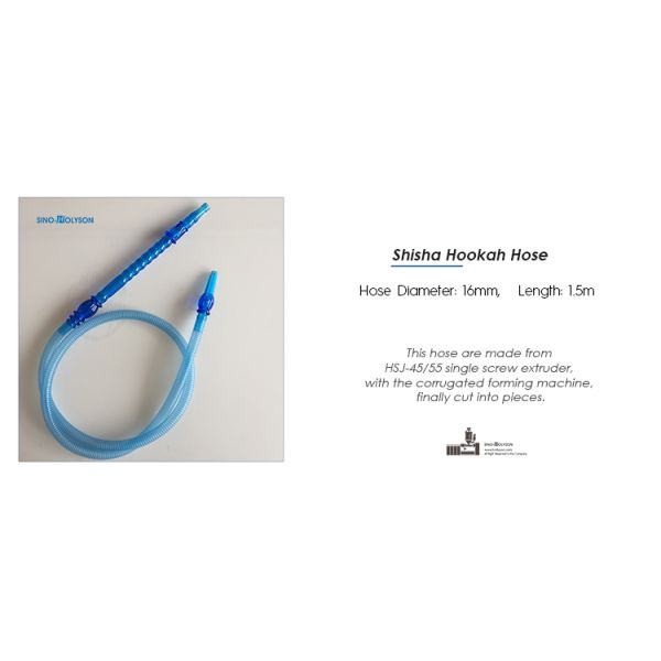 Single Screw Shisha / Hookah Flexible Hose Making Machine