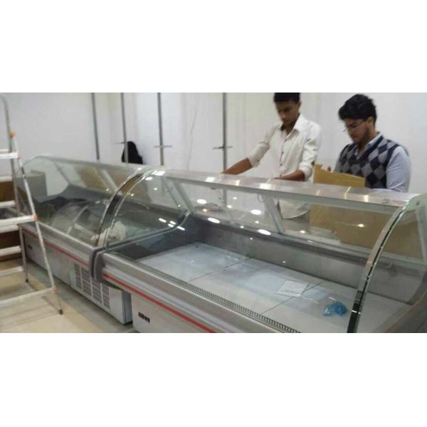 3m Fresh Meat Deli Display Refrigerator For Butchery Stop / Supermarket