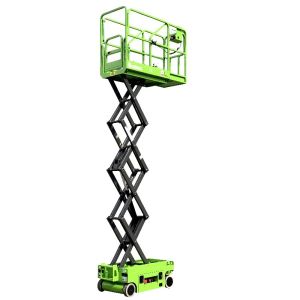 Self Propelled Hydraulic Turning Wheels Mini Scissor Lift Work Platform For 1