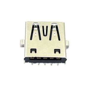 PA9T Black Female STD 9 Pins USB Socket Connector USB3.1 A 1.8 AMP