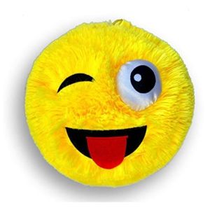 Gender Unisex 9" Furry Faced Ball with Eyes OEM ODM Accepted Perfect Stress