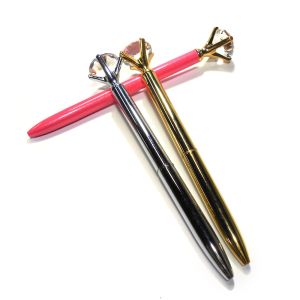 China Black Ink Promotional Writing Diamond Crystal Pen ROHS Certification on sale