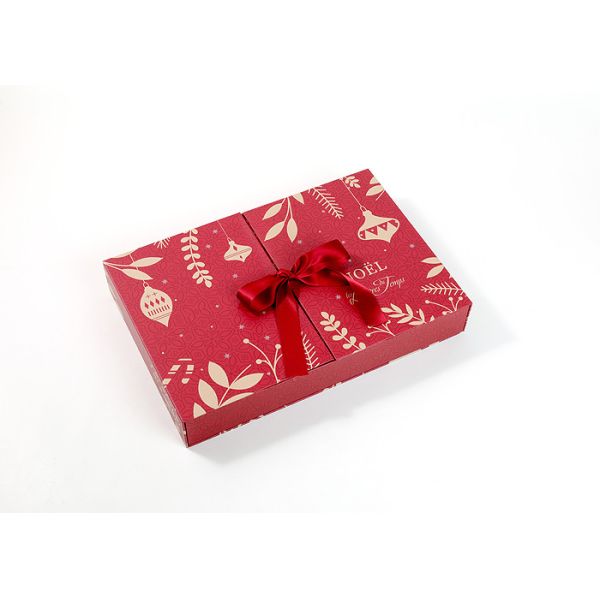 Cardboard Christmas Gift Boxes With Ribbon