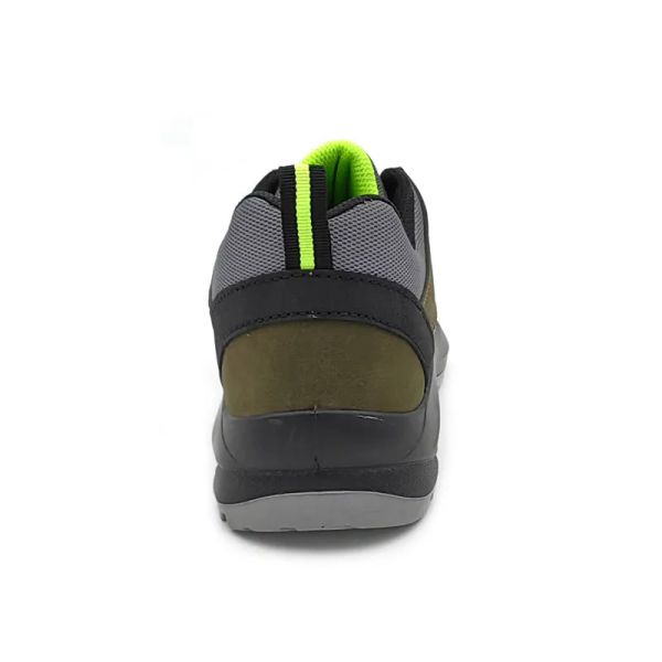 Waterproof Composite Toe Genuine Leather Safety Shoes Low Cut Casual Work Shoes