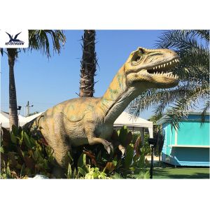 Anti Rust T Rex Christmas Lawn Ornament , Customizable Full Size Velociraptor